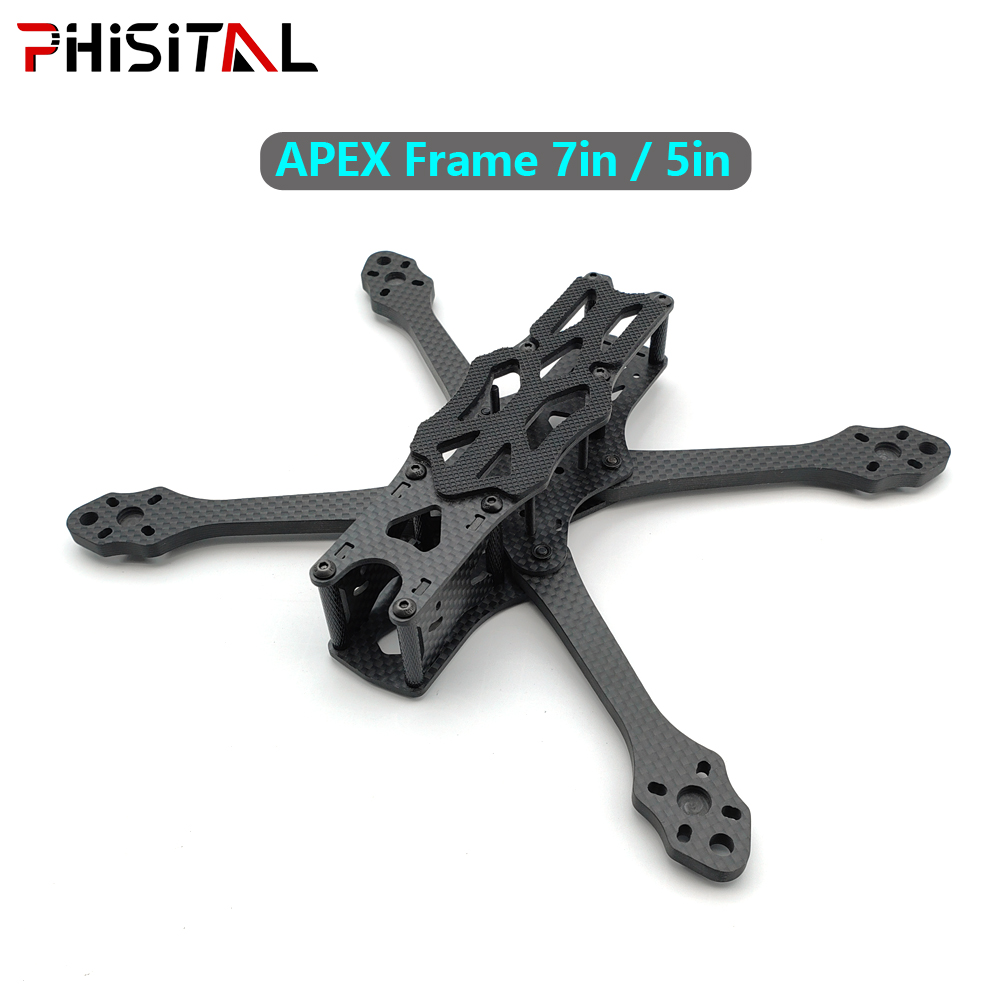 APEX 프레임, 7인치/6인치/5인치 카본 섬유 쿼드 - Drone Kit Racing 리뷰 및 가격